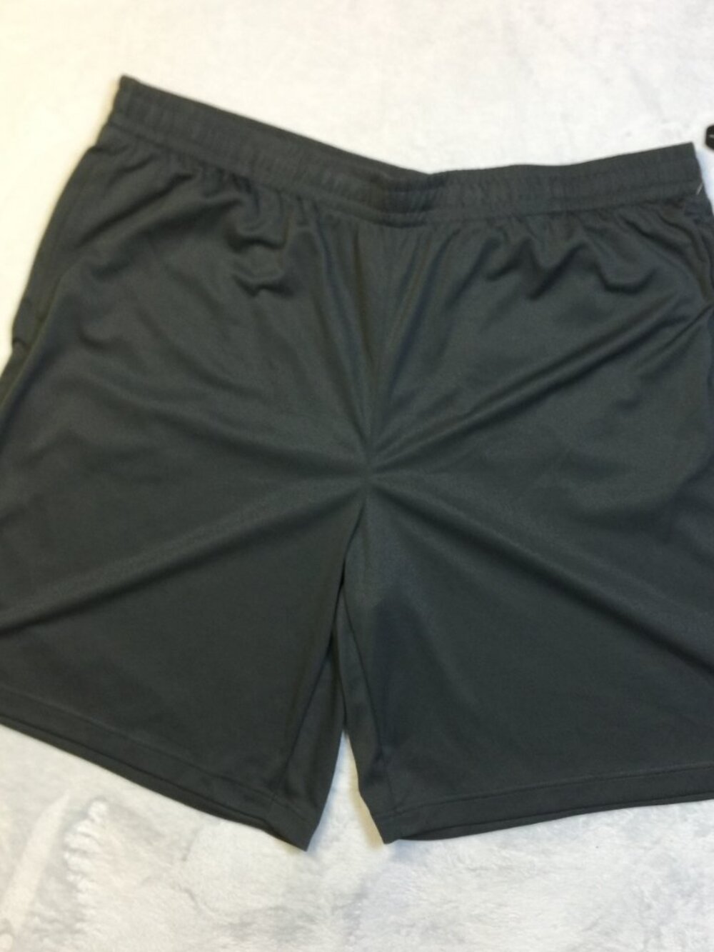 New! Xersion Quick-Dri Athletic Shorts Mens 4XL Gray Mesh 11" No-Show Drawstring